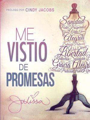 cover image of Me vistió de promesas